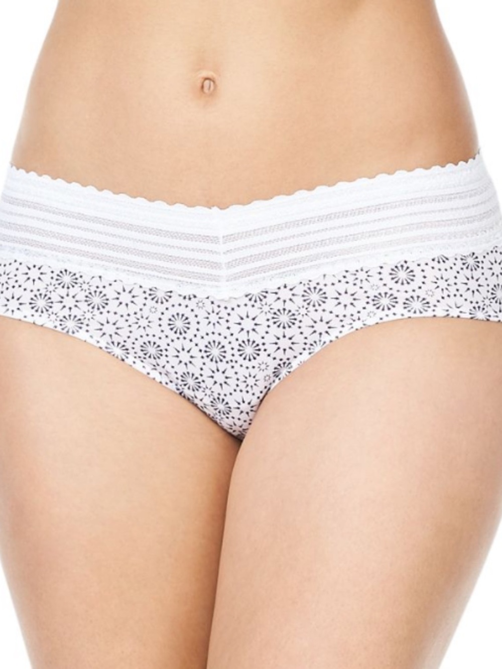 Warner's No Pinching, No Problems Dig-Free Waist with Lace Microfiber Hipster